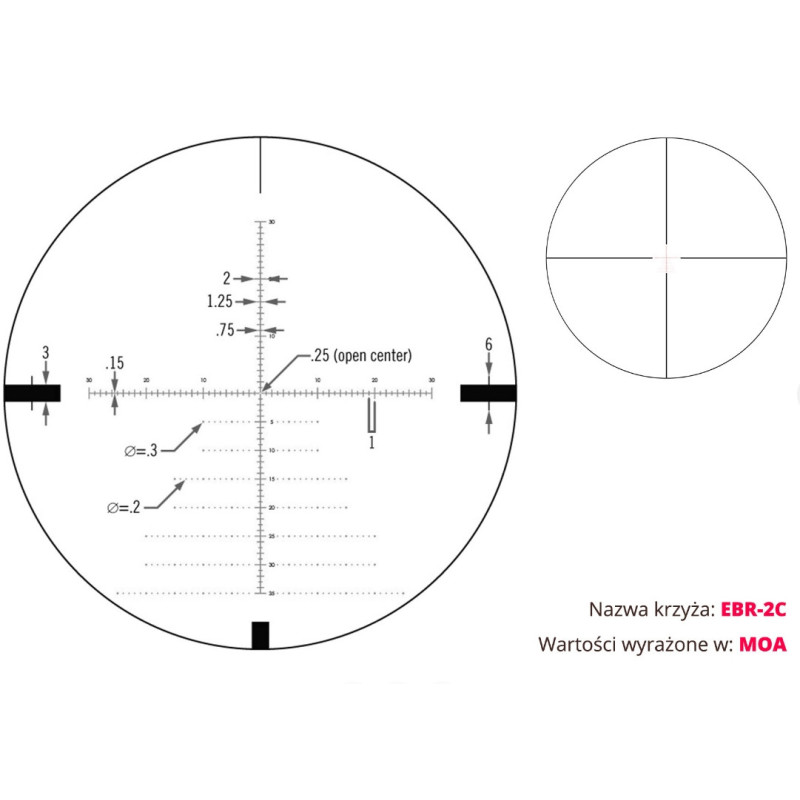 Vortex Diamondback Tactical 4-16x44 FFP 30mm AO EBR-2C Rifle Scope