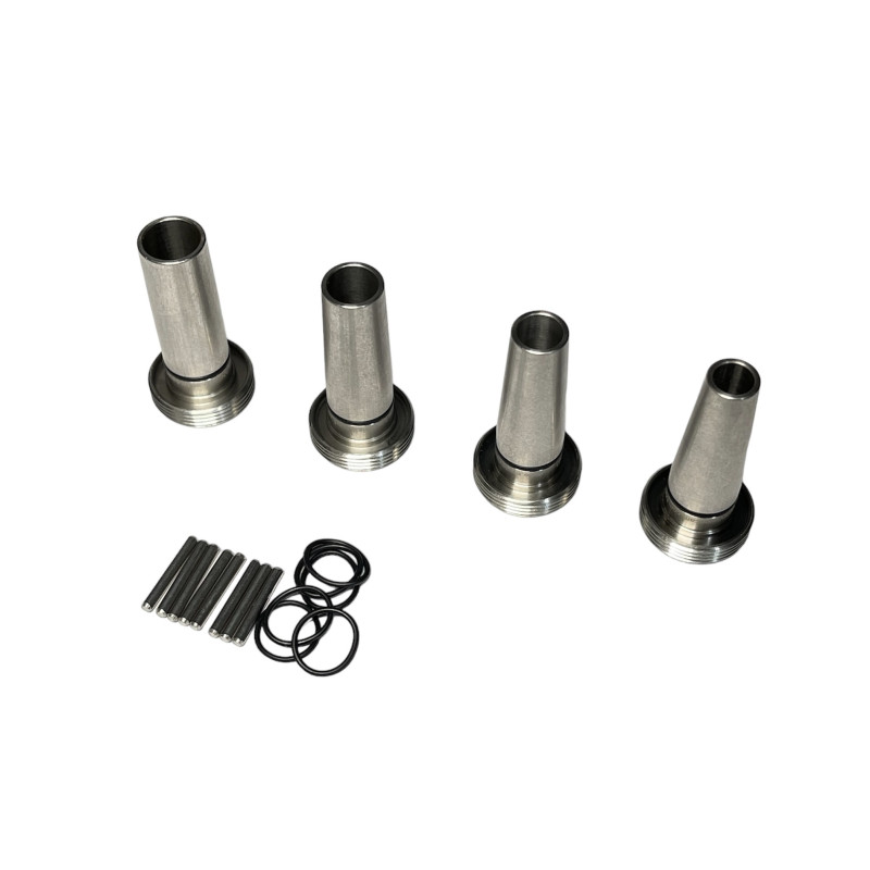 HELIA-S34 Airgun Sound Moderator / Suppressor Verwisselbaar kaliber (ideaal voor FX Panthera, King, DRS) L125mm D34mm
