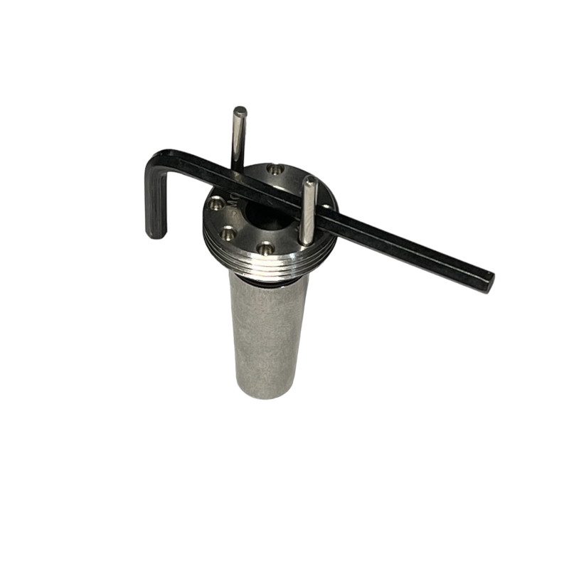 HELIA-S40 luchtpistool geluidsdemper / demper verwisselbaar kaliber L125mm D40mm