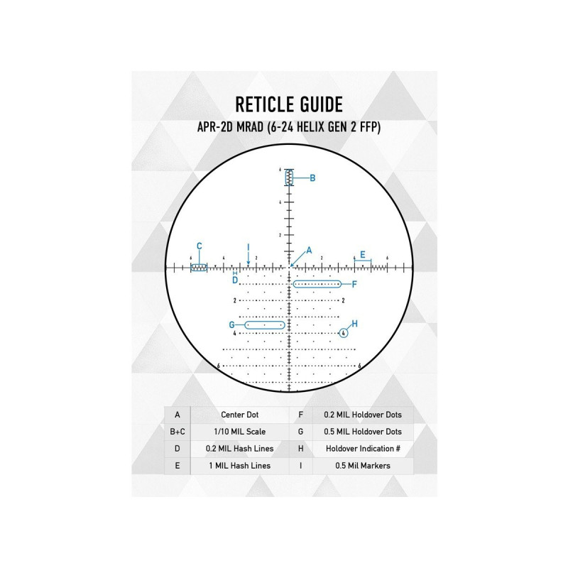 Element Optics Helix Gen 2 6-24x50 FFP Riflescope