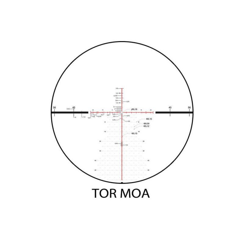 DNT TheOne 7-35x56 FFP-schietschijf – TOR/MPR Richtkruis