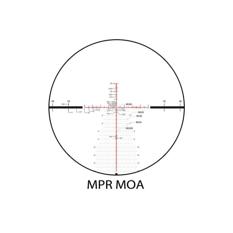 DNT TheOne 7-35x56 FFP-schietschijf – TOR/MPR Richtkruis
