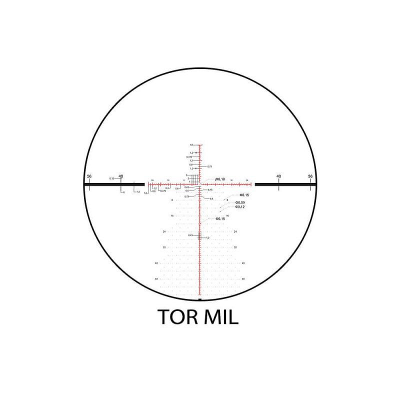 DNT TheOne 7-35x56 FFP-schietschijf – TOR/MPR Richtkruis