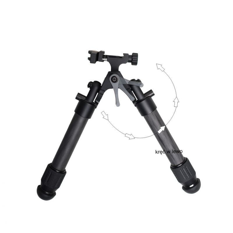 HB-C01 Carbon Bipod Lightweight Tactical Rifle Accessory