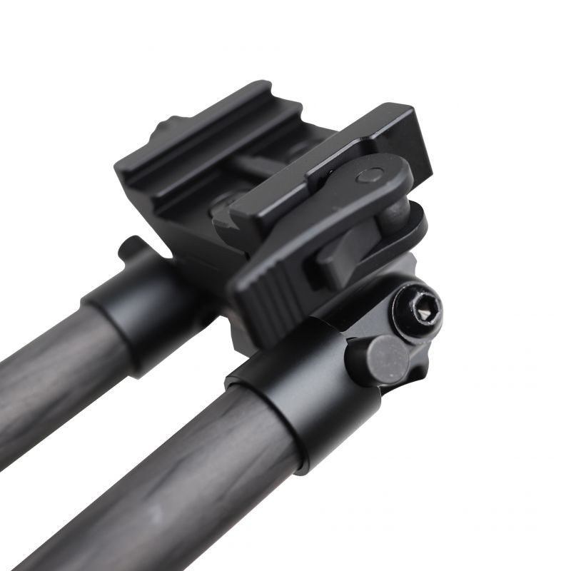 HB-C02M Carbon Zweibein Schwarz Leichtes taktisches Gewehr Zweibein