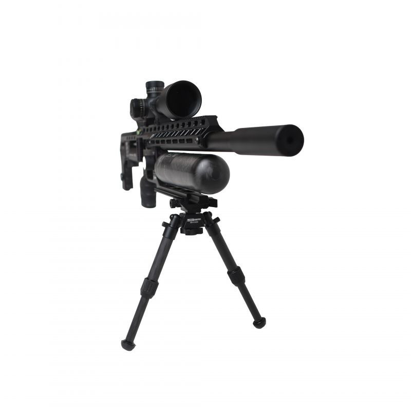 HB-C02M Carbon Zweibein Schwarz Leichtes taktisches Gewehr Zweibein