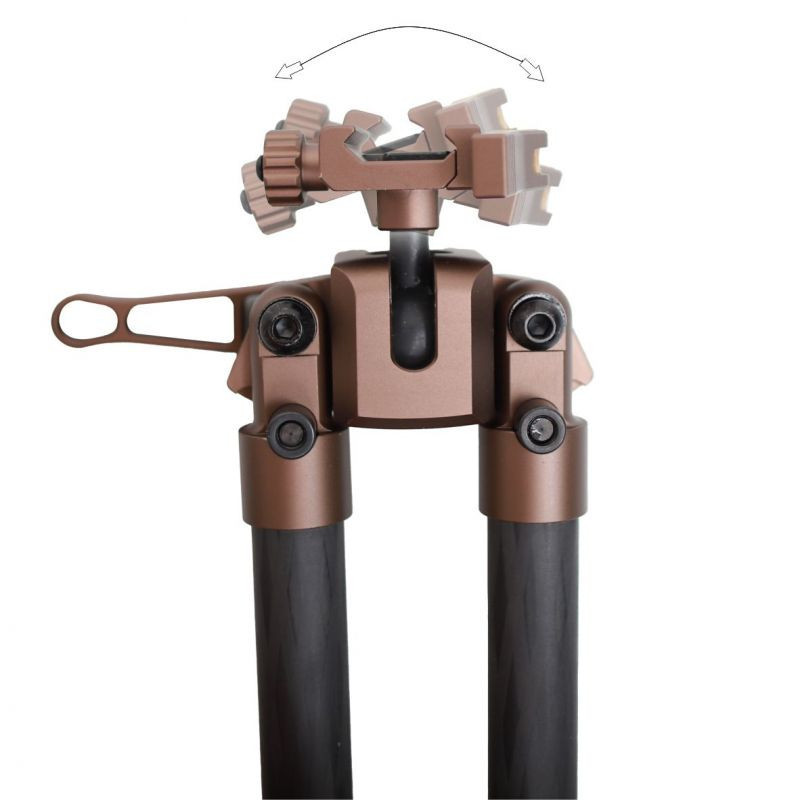 Bipied en carbone HB-C04 – Support de tir léger et durable