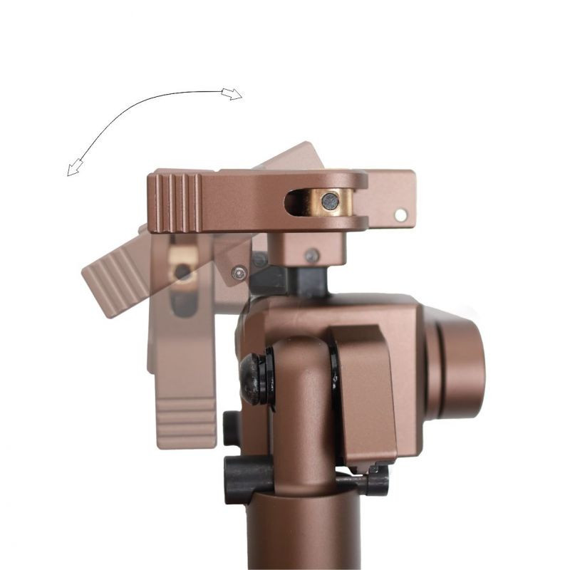 Bipied en carbone HB-C04 – Support de tir léger et durable