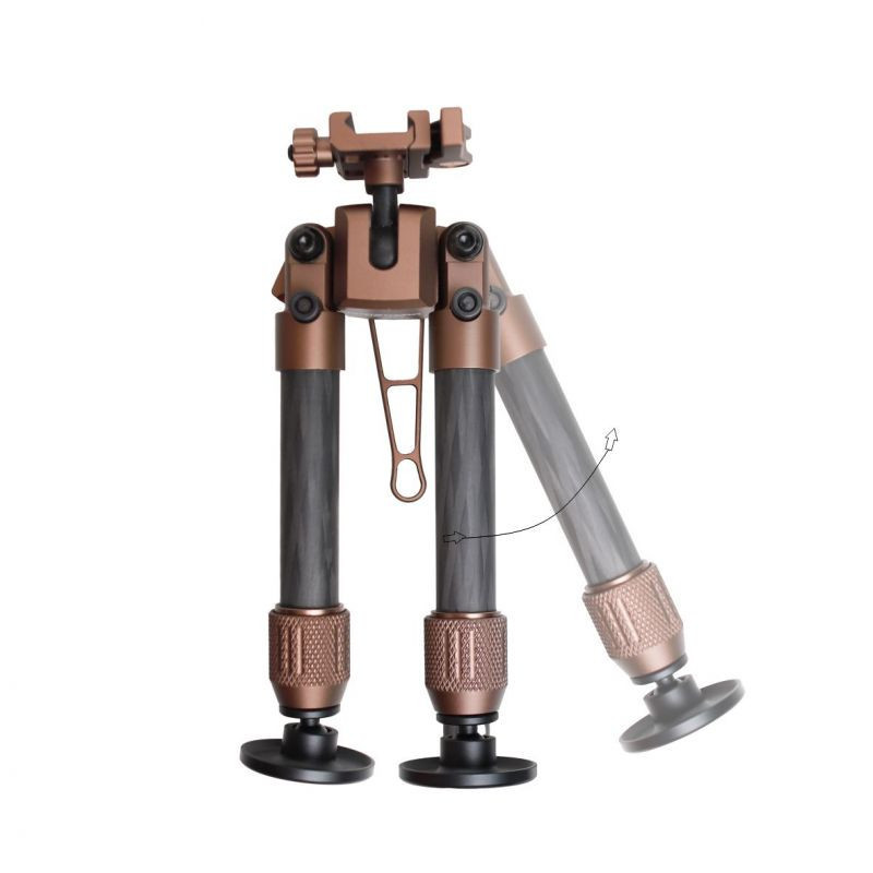 Bipied en carbone HB-C04 – Support de tir léger et durable