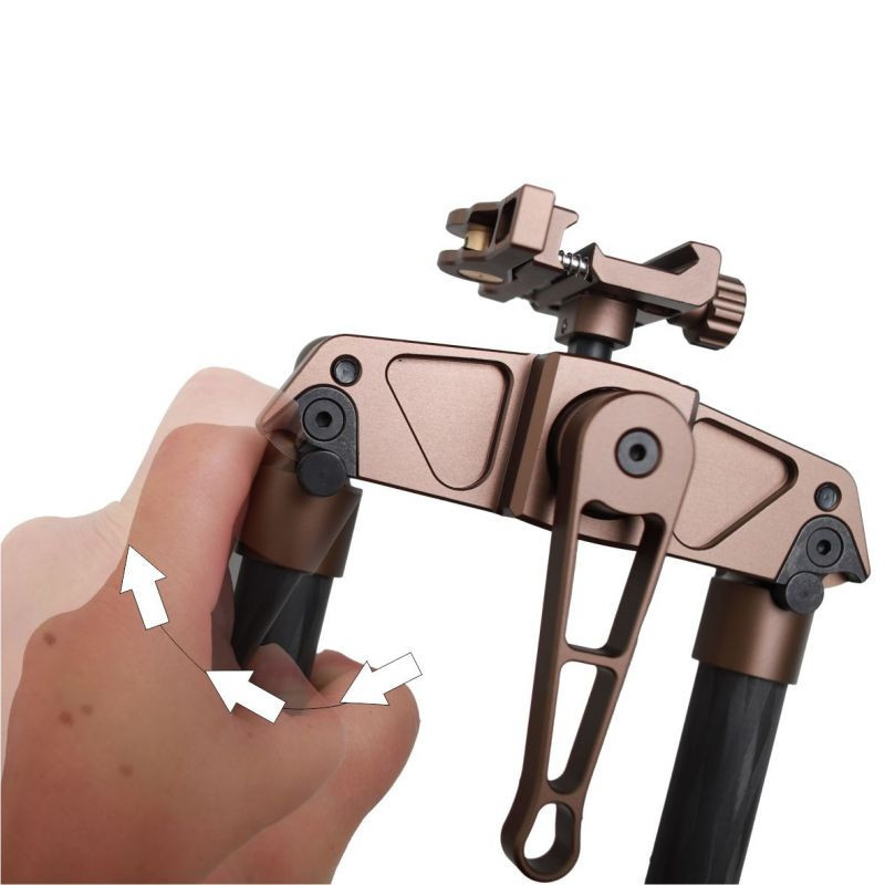 HB-C03 Carbon Bipod – Lightweight, Durable & Reliable Support