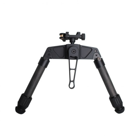 Bipied en carbone noir HB-C03 – Équipement de tir léger et durable