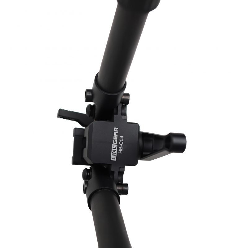 HB-C04 Carbon Bipod Zwart – Lichtgewicht & Duurzame Geweersteun