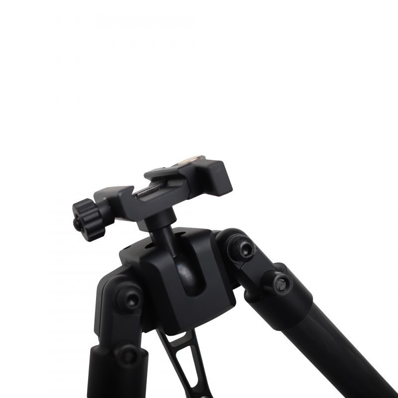 HB-C04 Carbon Bipod Zwart – Lichtgewicht & Duurzame Geweersteun