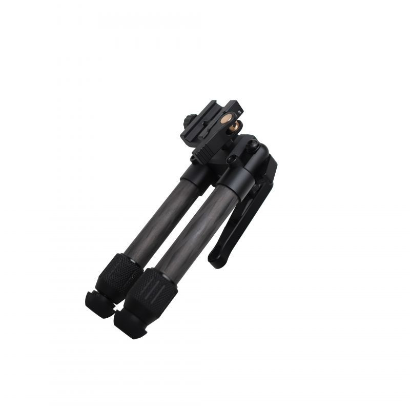 Bipied en carbone HB-C04 noir – Support de fusil léger et durable