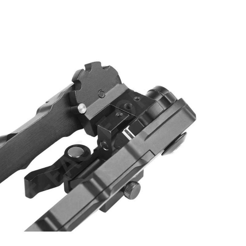 Adjustable 18.4–22.9cm Rifle Bipod with QD 22mm Rail Mount