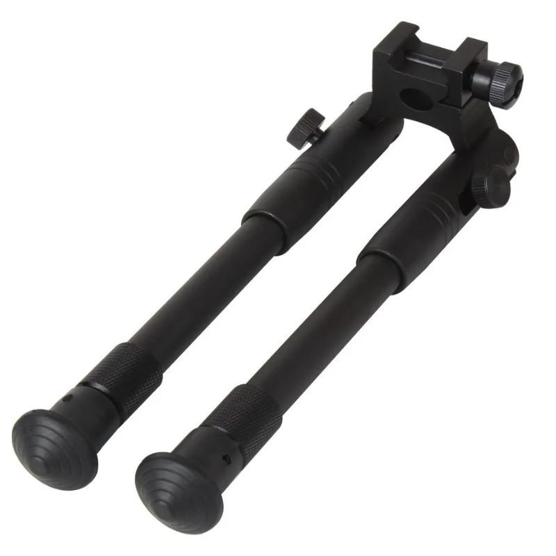 Bipied télescopique en aluminium 21,5–25,5 cm pour rail de 22 mm