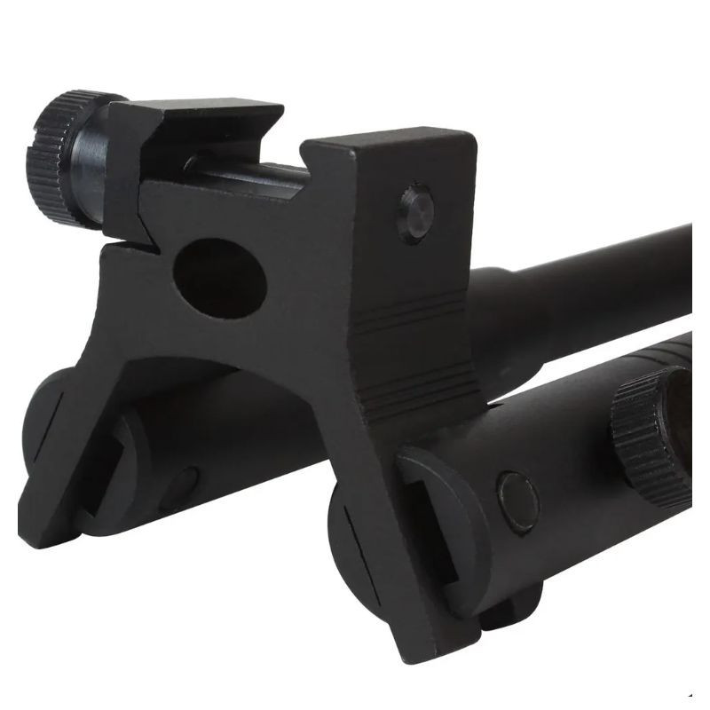 Bipied télescopique en aluminium 21,5–25,5 cm pour rail de 22 mm