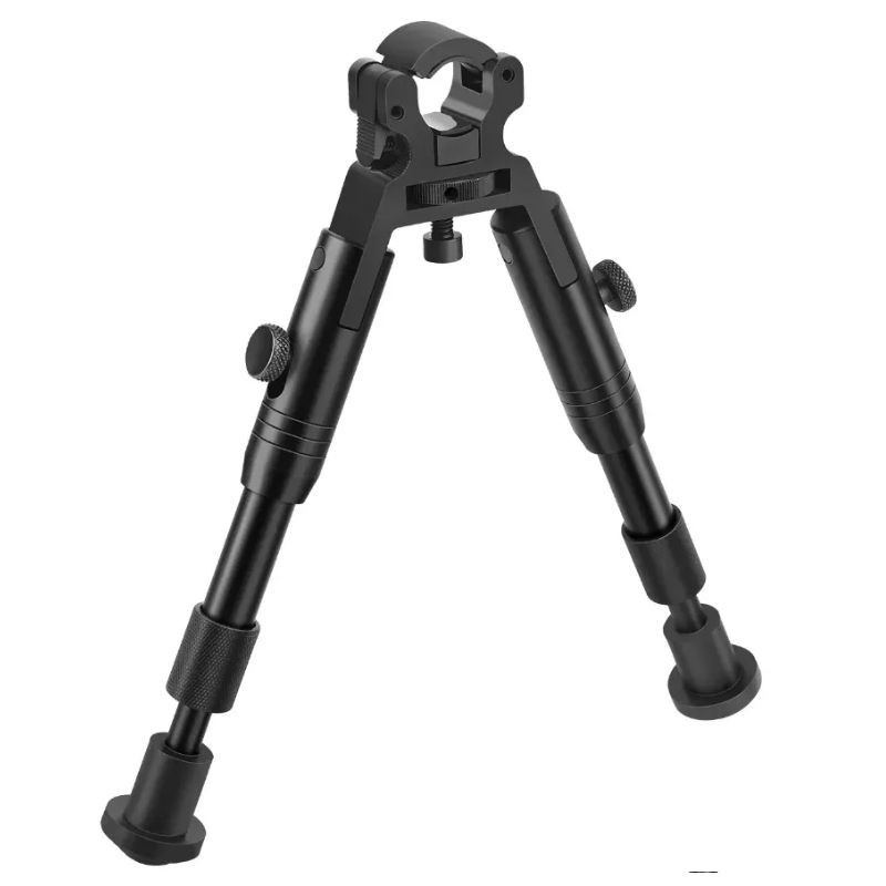 Teleskop-Aluminium-Zweibein 21,5–25,5 cm mit 22-mm-Schienenhalterung