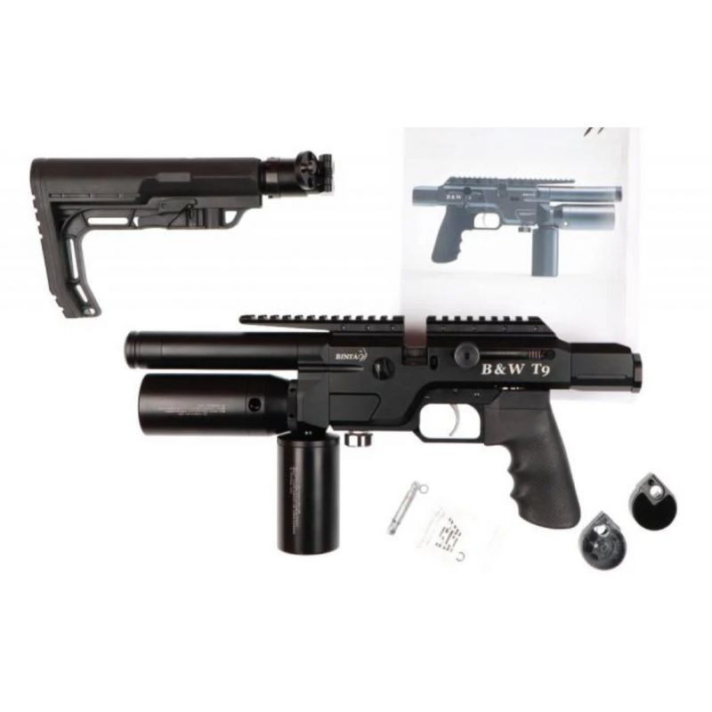 Carabine à air PCP AEA BinTac T-9 .35 Semi-automatique Compacte