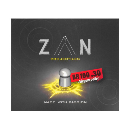 Projectiles ZAN 7,62 mm à balle – pour carabines PCP 154 pièces