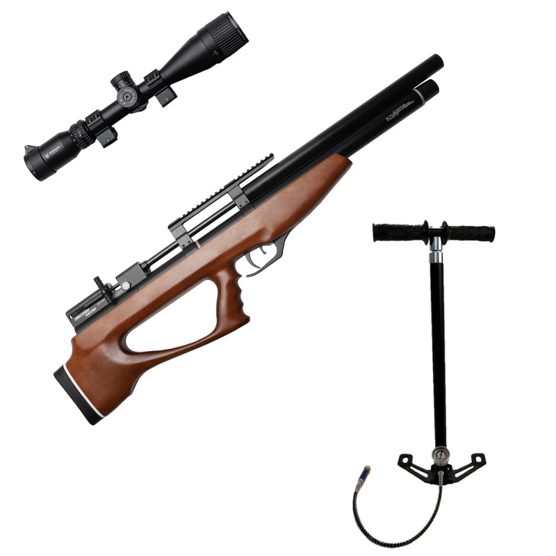 AEA Challenger bullup Nova PCP Air Rifle Set Pump & Scope Airgun