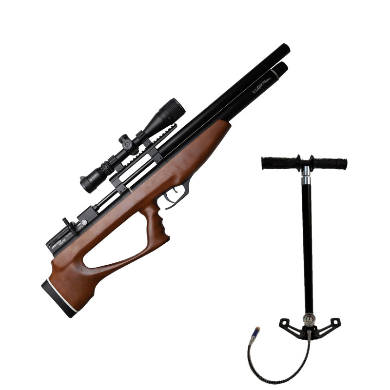 AEA Challenger bullup Nova PCP Air Rifle Set Pump & Scope Airgun