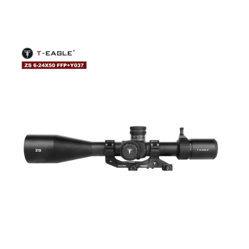Lunette T-Eagle 6-24x50 FFP MRAD  Optique pour carabine à air comprimé