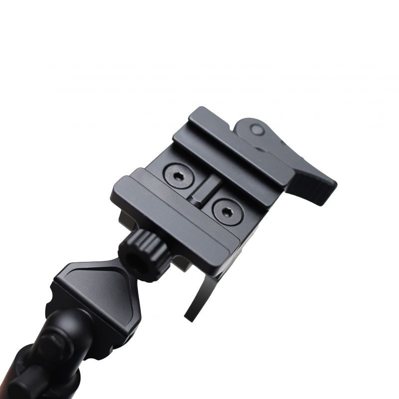 HB-C04 Carbon Bipod Zwart – Lichtgewicht & Duurzame Geweersteun