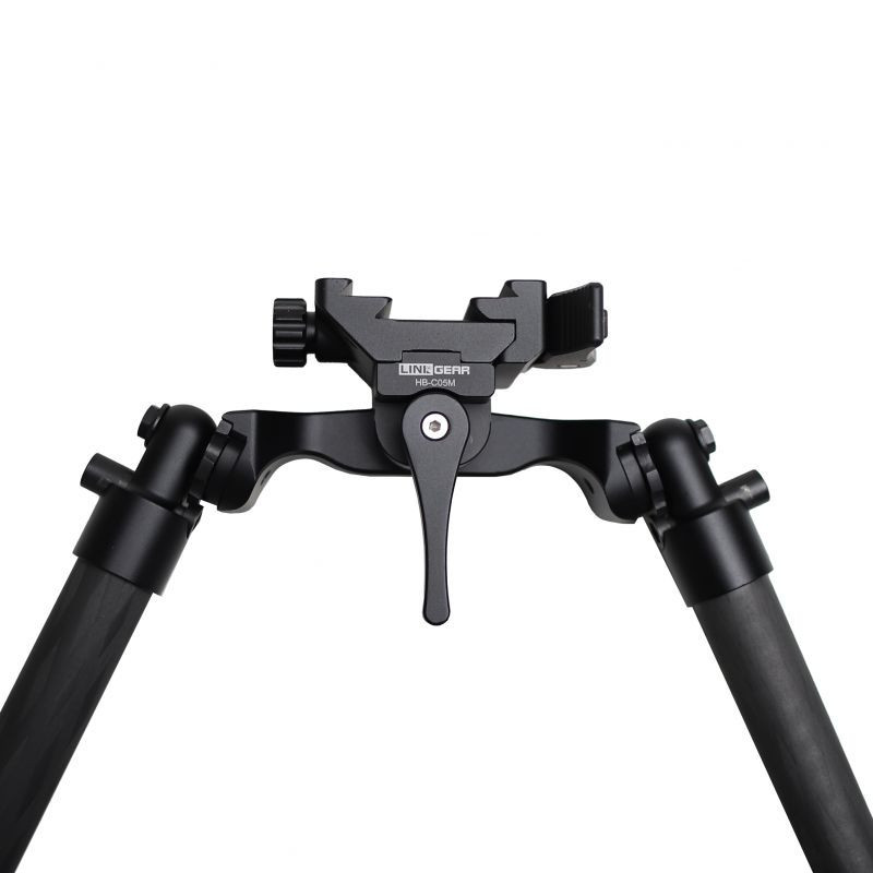 HB-C04 Carbon Bipod Zwart – Lichtgewicht & Duurzame Geweersteun