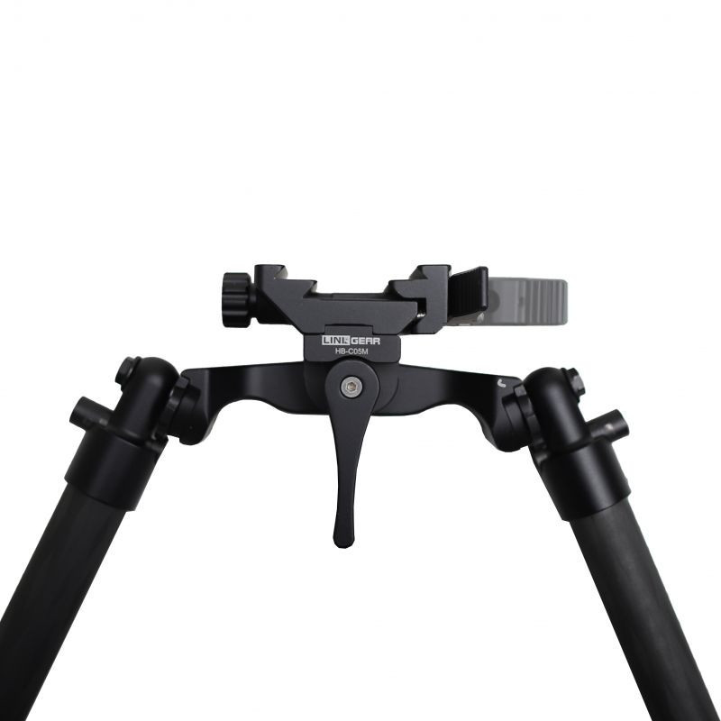 HB-C04 Carbon Bipod Zwart – Lichtgewicht & Duurzame Geweersteun
