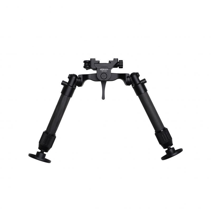 HB-C04 Carbon Bipod Zwart – Lichtgewicht & Duurzame Geweersteun