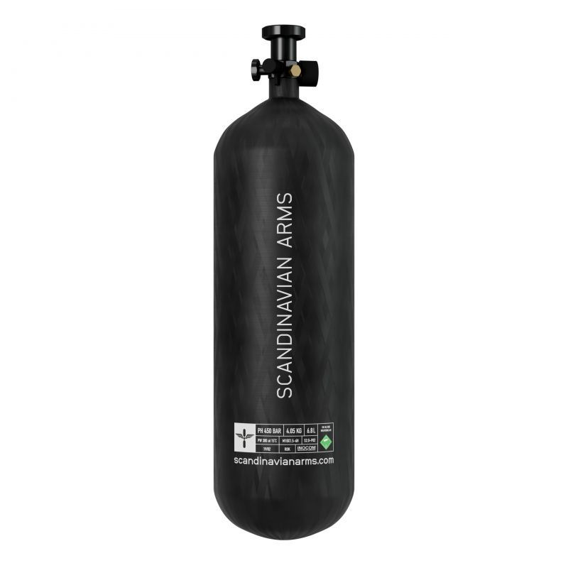 Réservoir Kevlar (carbone) MAJOR d’une capacité de 6,8 litres - 310 bars par Scandinavian Arms