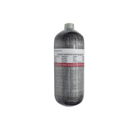Kevlar (koolstof) tank met een inhoud van 2 liter - 310 bar door Tuxing