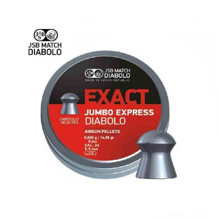 JSB Exact Jumbo Heavy Diabolo Pellets 5,53 mm 250 Stück