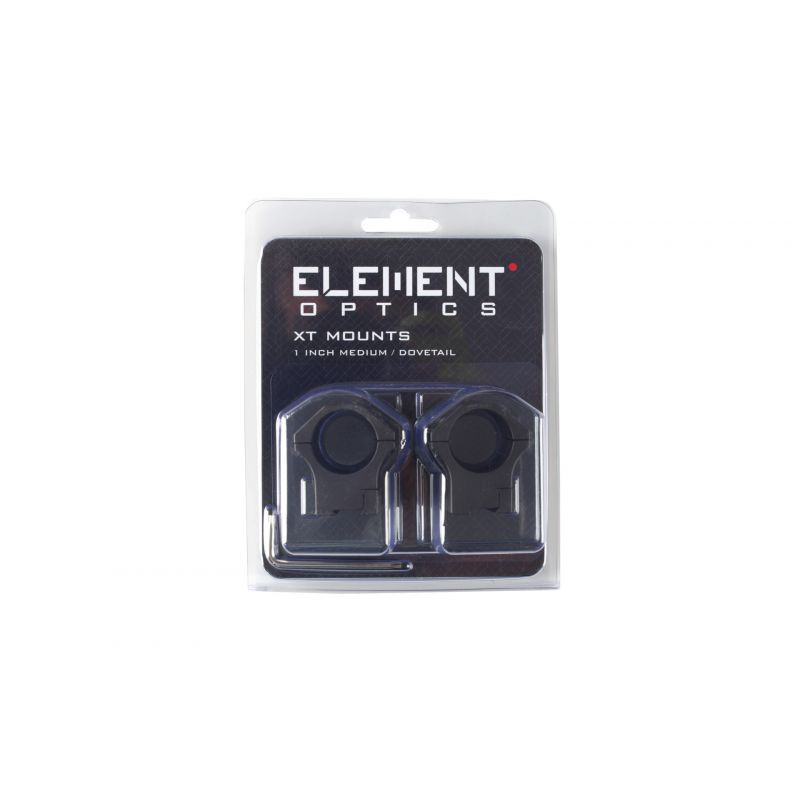 XT Mount 30mm Tube MEDIUM Element Optics 22mm Picatinny