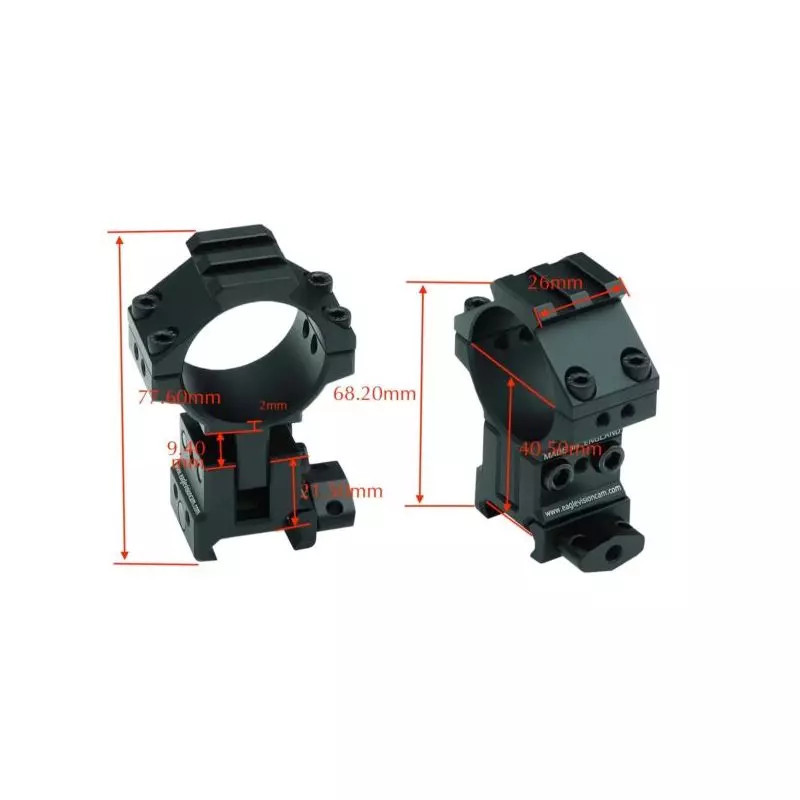 Monture réglable pour lunette tubulaire 34 mm IPS-34 INFINITY EagleVisionCam
