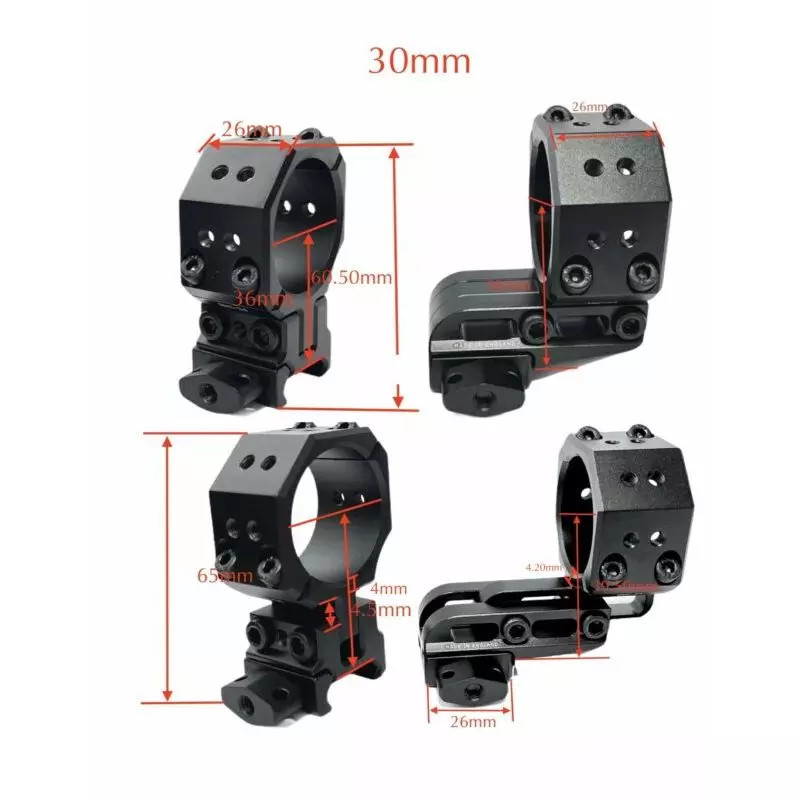 Front Adjustable Mount for 30mm Tube Scope EagleVisionCam