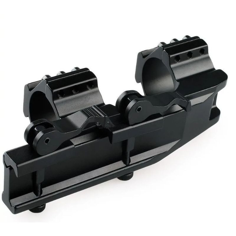 Monture universelle monobloc pour lunette 30mm/25,4mm avec dégagement rapide WEAVER/PICATINNY