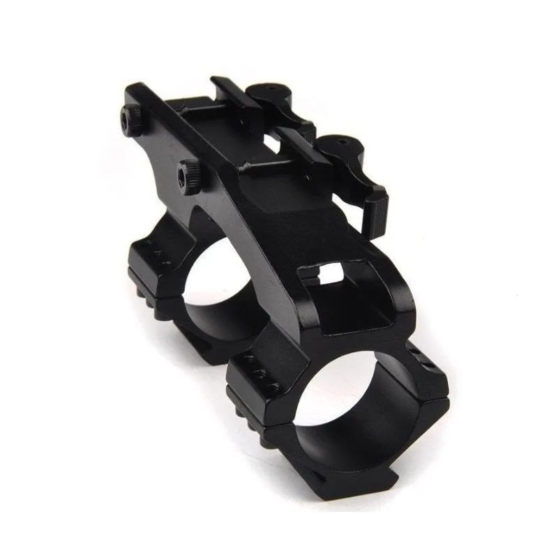 Monture universelle monobloc pour lunette 30mm/25,4mm avec dégagement rapide WEAVER/PICATINNY