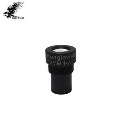 4K Lens M12 1/2.3” 12MM x 0.35 (GoPro 5, 6, 7) Zwart door EagleVisionCam